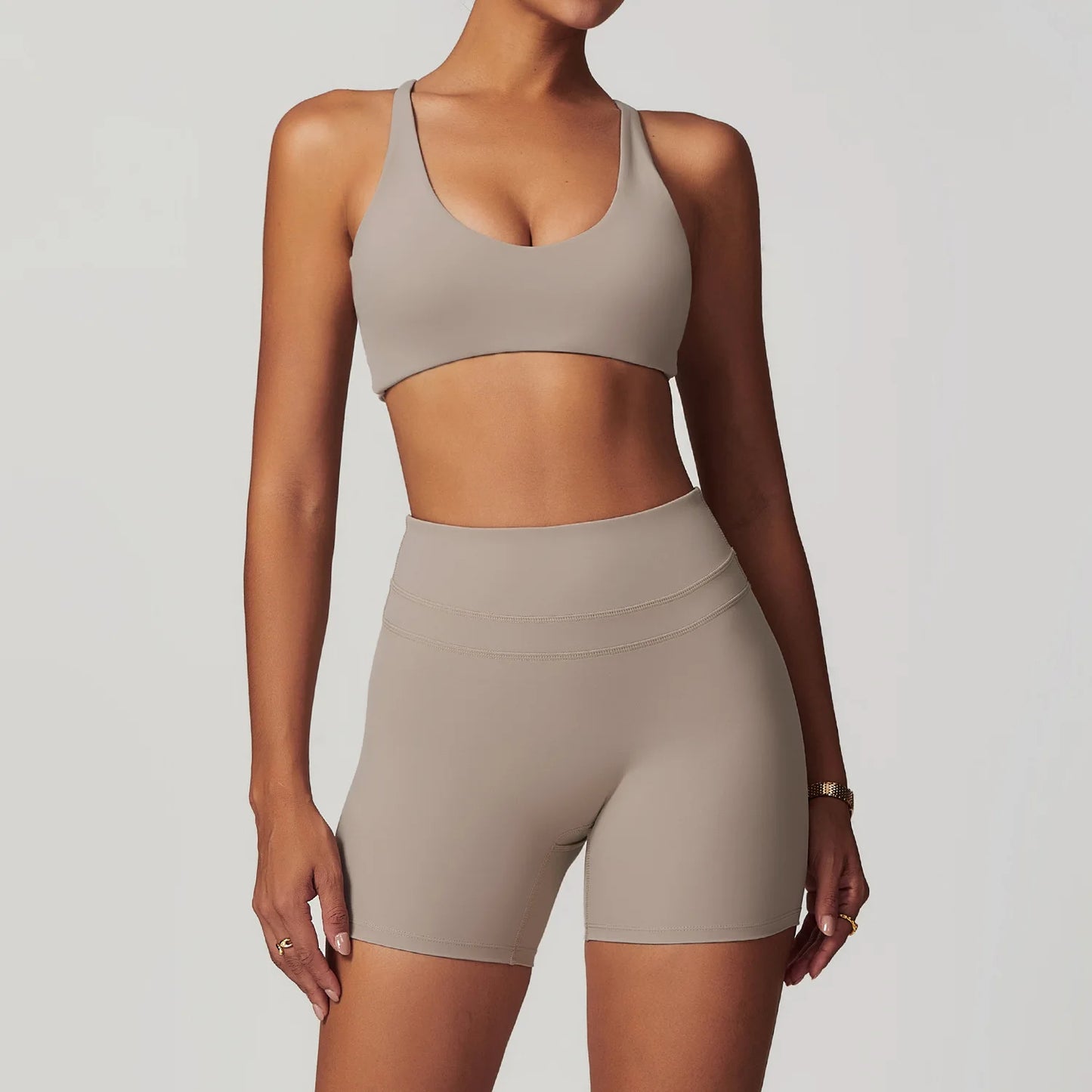 Seamless Crop & High-Waist Set