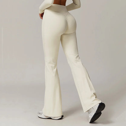 High Waist Flared Leggings