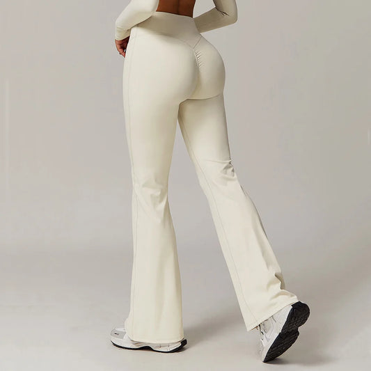 High Waist Flared Leggings