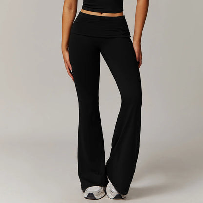 High Waist Bell-Bottom Leggings