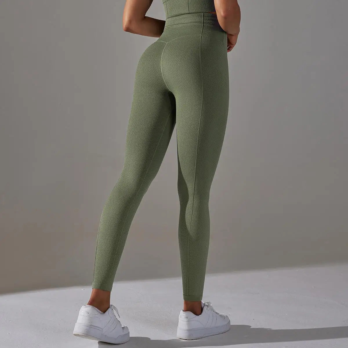 Scrub Seamless Ribbed Yoga Legging