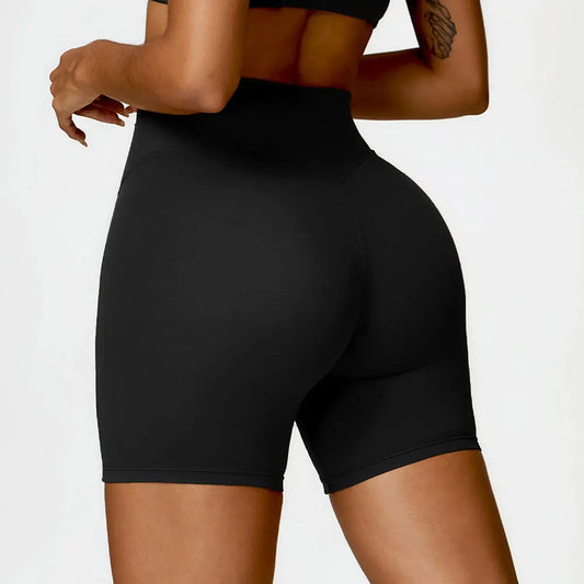 Breathable High Waist Fitness Shorts