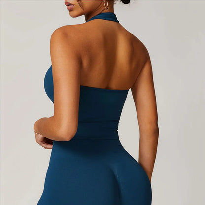 Seamless Hanging Neck Bra