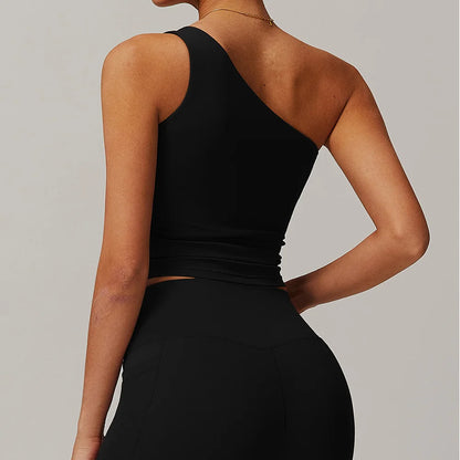 Single Shoulder Push-Up Bra
