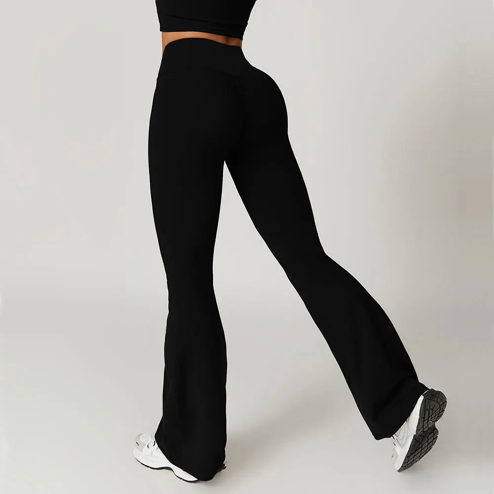 High Waist Flared Bell-Bottoms