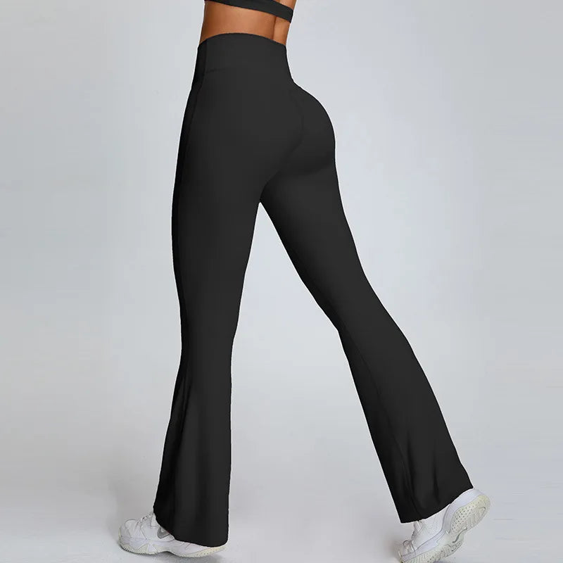 Flare High-Waist Seamless Yoga Legging