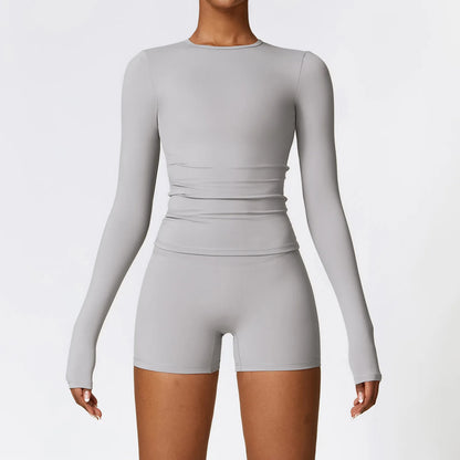 Seamless 2-Piece Yoga Set — Crop & Leggings
