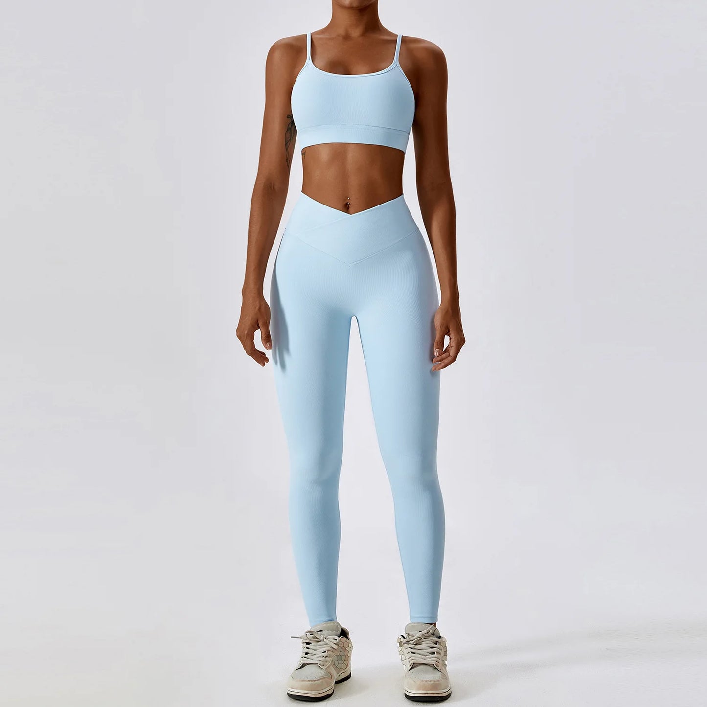 Ribbed Seamless Yoga Set