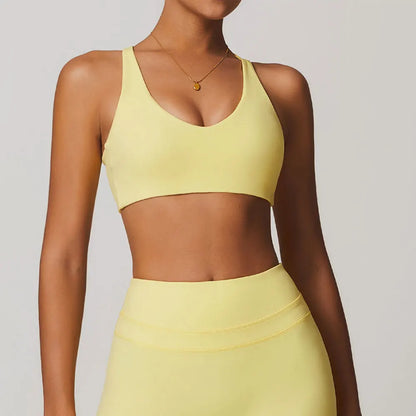 Push-Up Sports Bra — Yoga & Gym