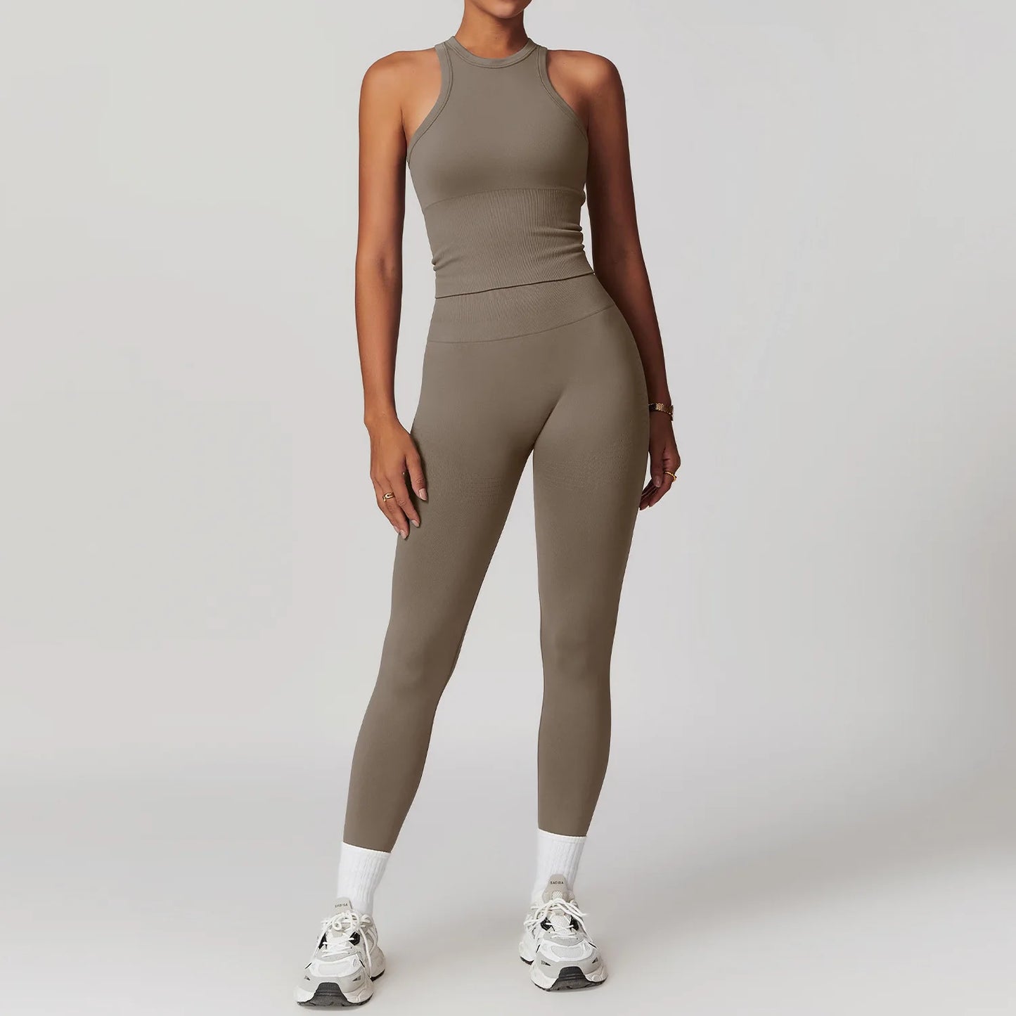 Seamless 2-Piece Yoga Set – Bra & Leggings