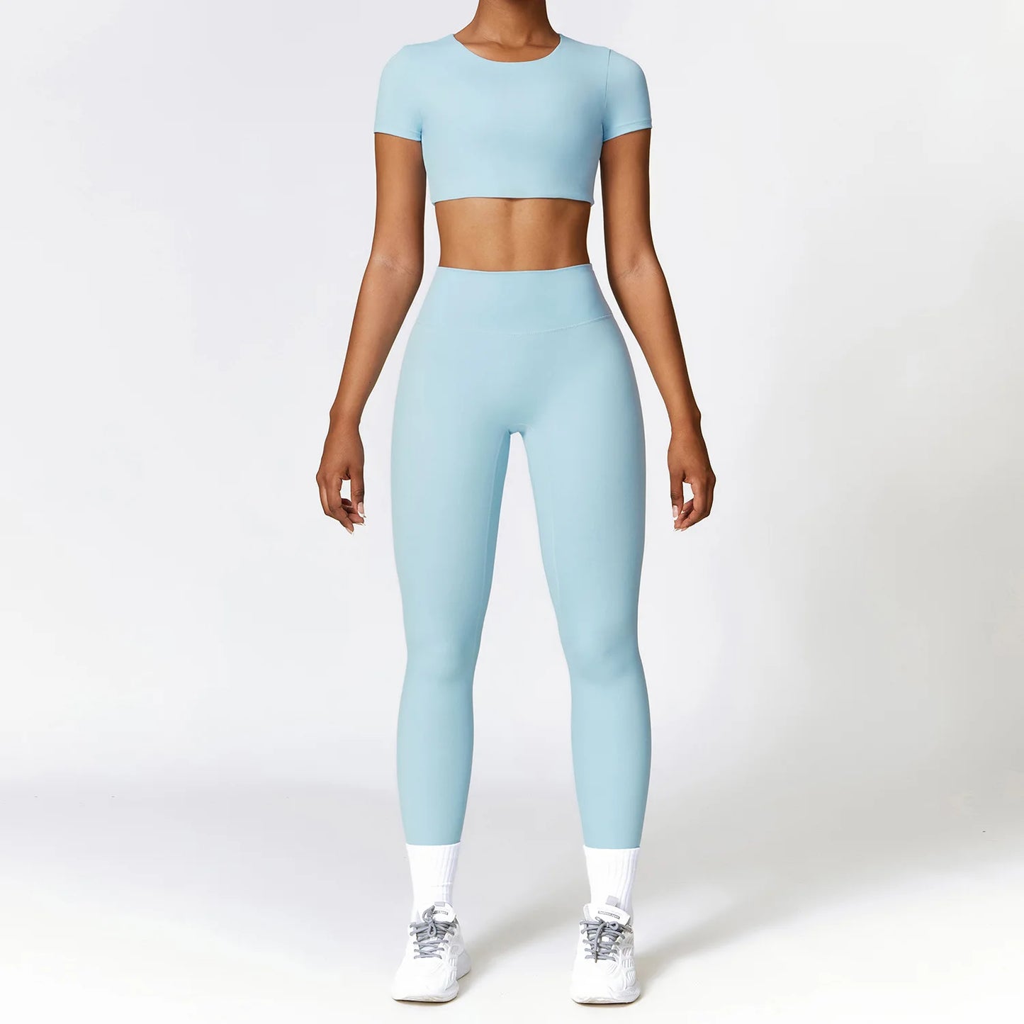 Seamless 2-Piece Yoga Set — Crop & Leggings