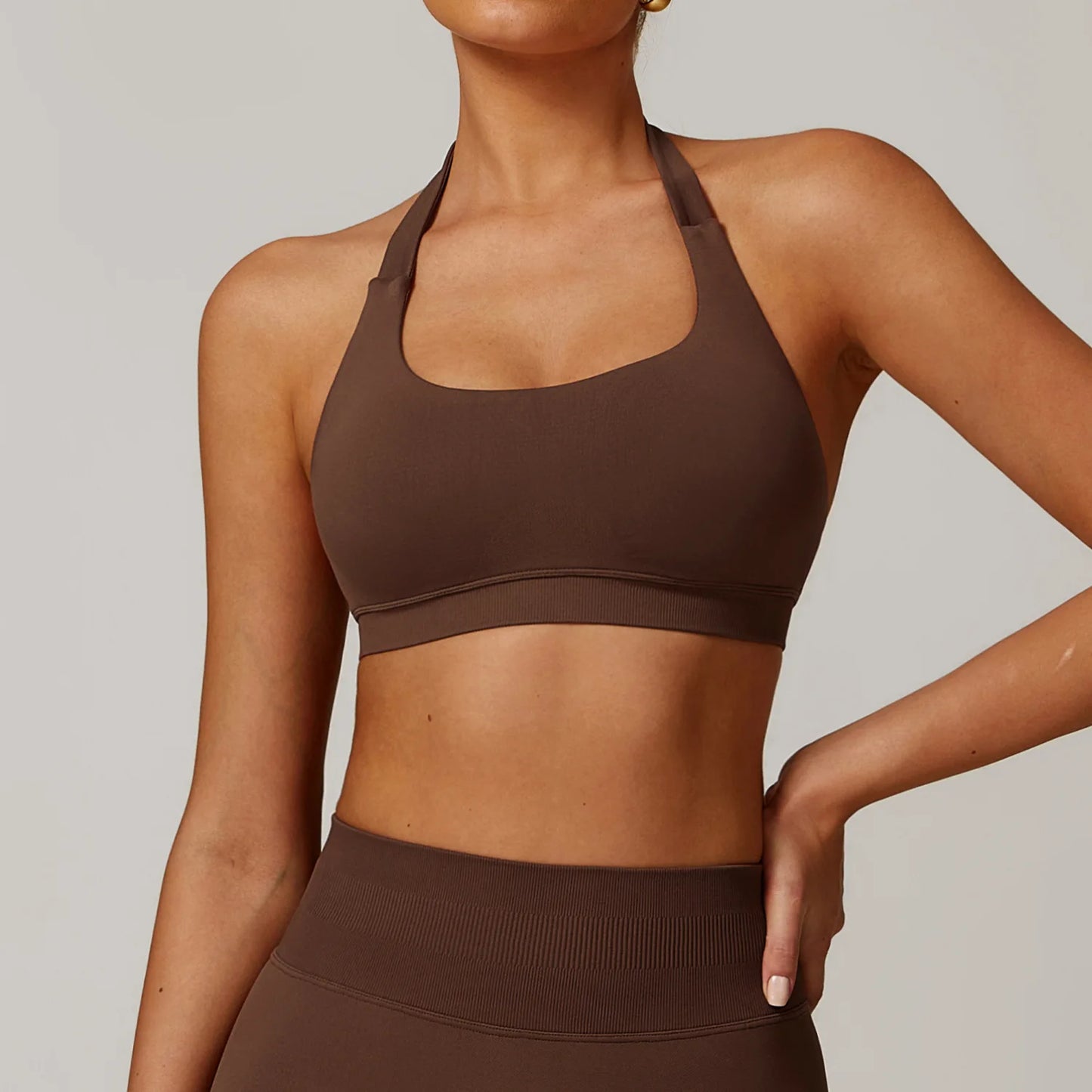 Halter Neck Seamless Bra