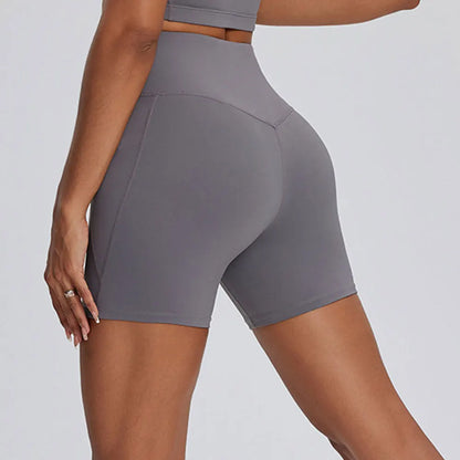 High Waist Yoga Sports Shorts