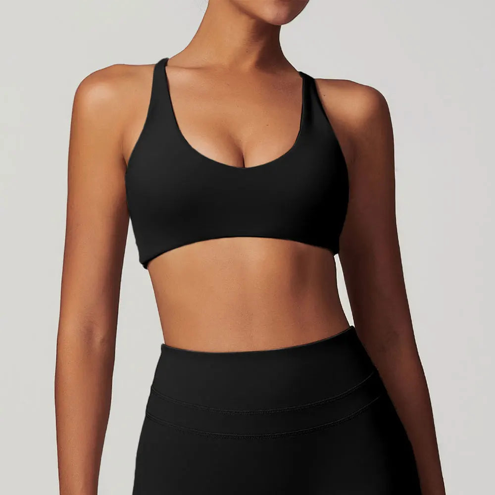 Push-Up Sports Bra — Yoga & Gym