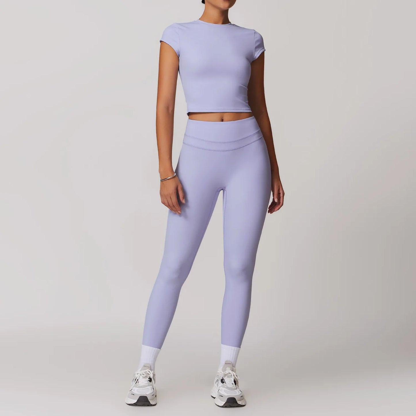 Seamless Crop & High-Waist Set