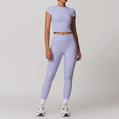 Seamless Crop & High-Waist Set